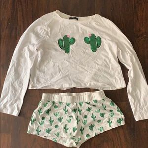 Cactus Pajama Set